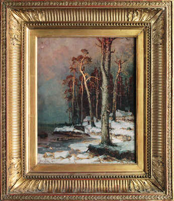 Клевер Юлий Юльевич (старший). Зимний пейзаж